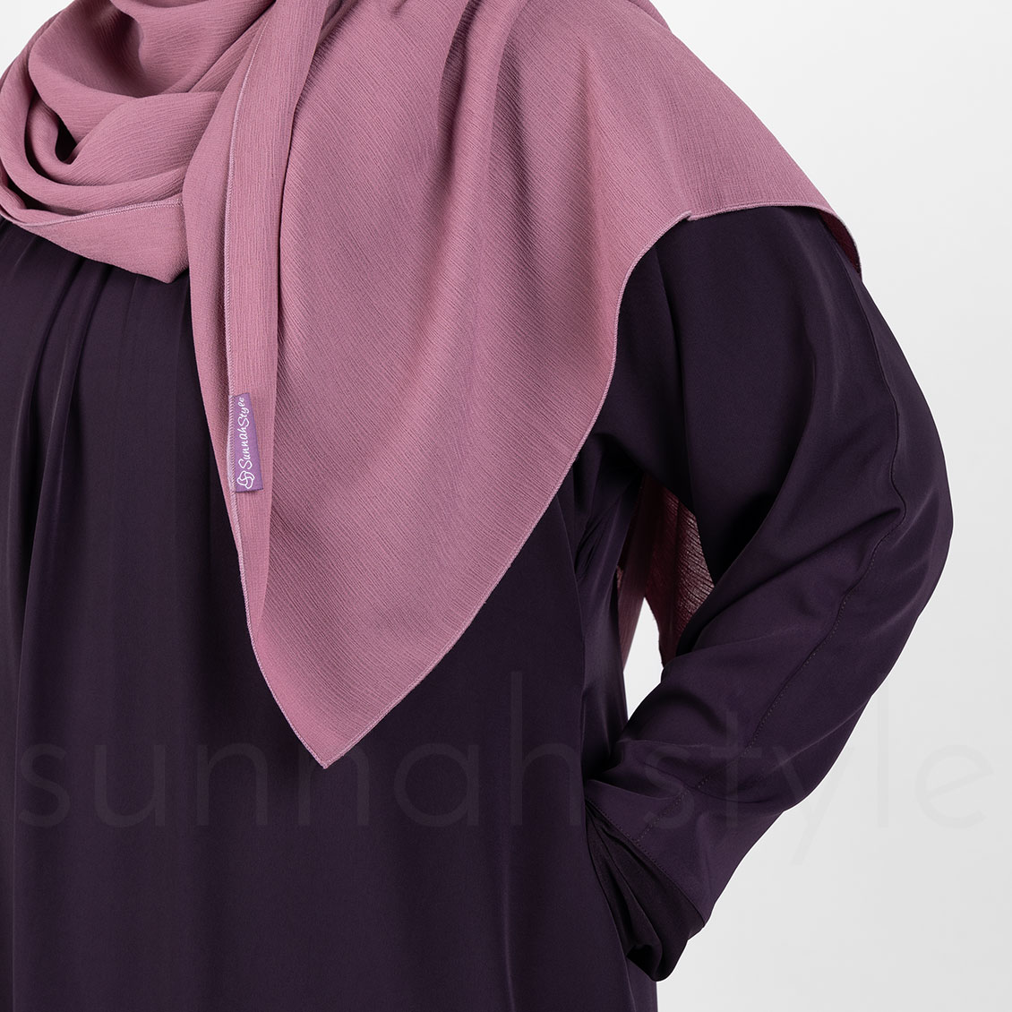 Sunnah Style Simplicity Umbrella Abaya Dark Violet